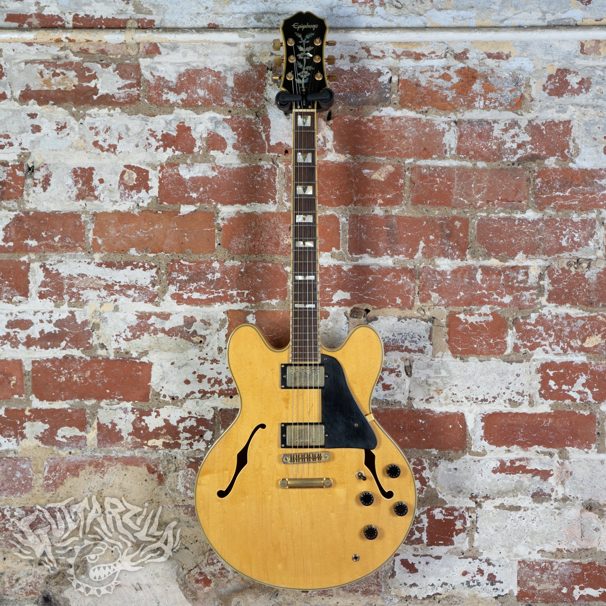 Epiphone Sheraton II EB やまもと Epiphone Sheraton II 1994 Natural Samick Korea MIK – Guitarzilla