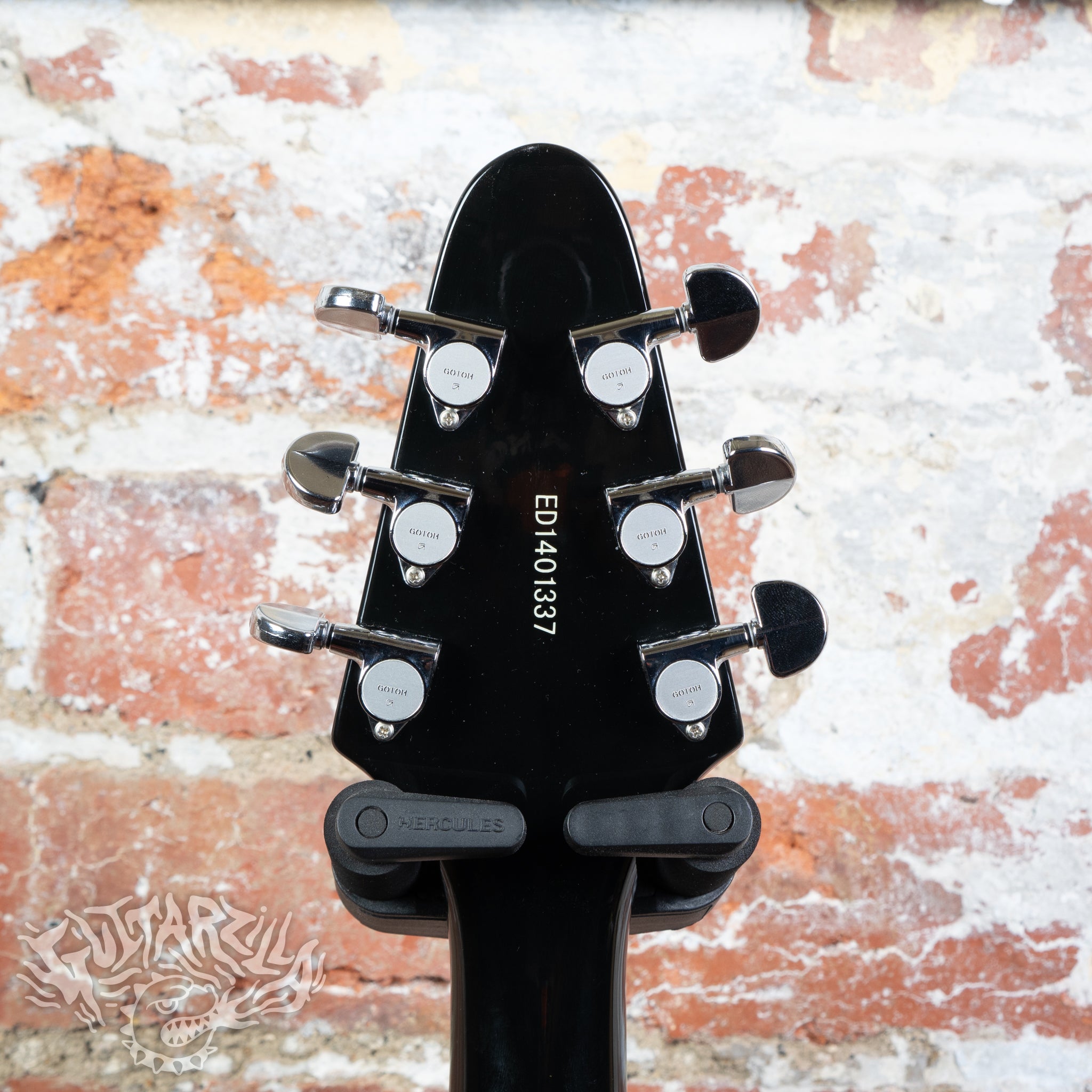 Edwards Flying V E-FV 120D 2014 Ebony MIJ ESP Japan – Guitarzilla