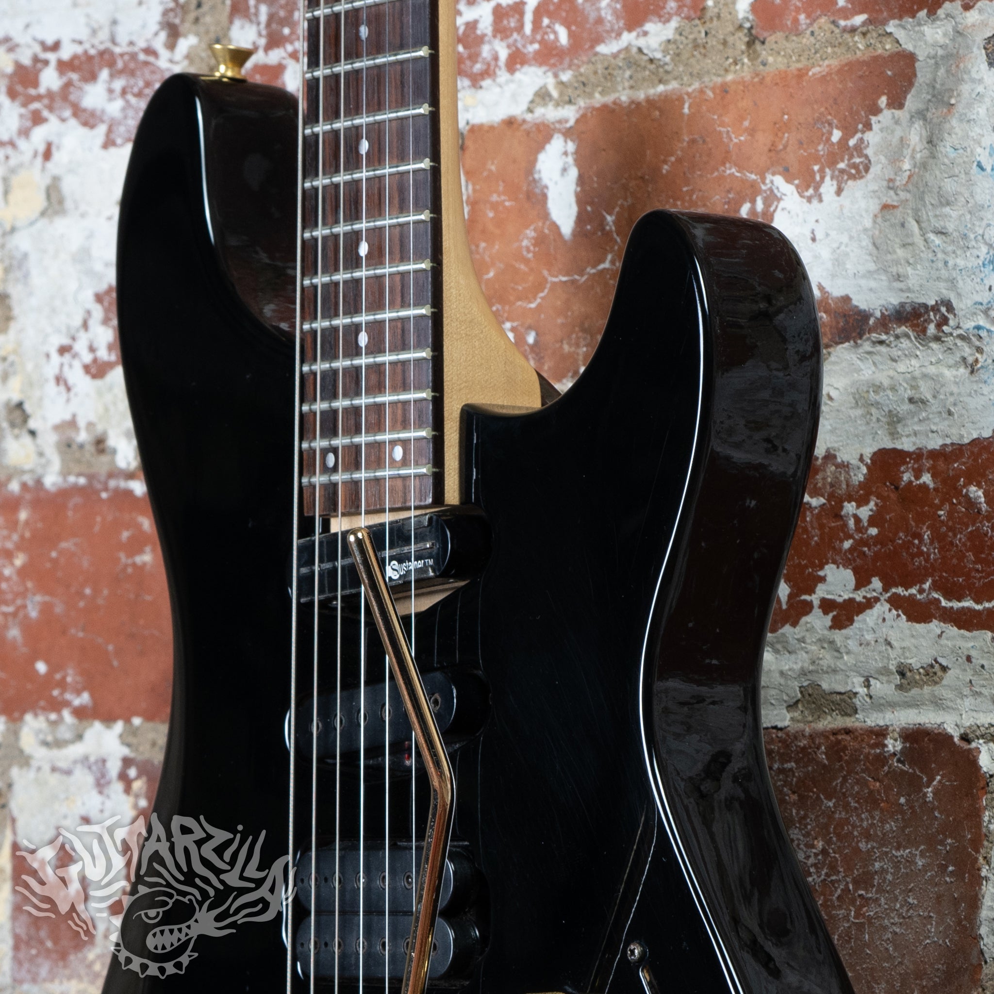 Fernandes APG-85S Sustainer HSS 1990's Black MIJ Japan – Guitarzilla