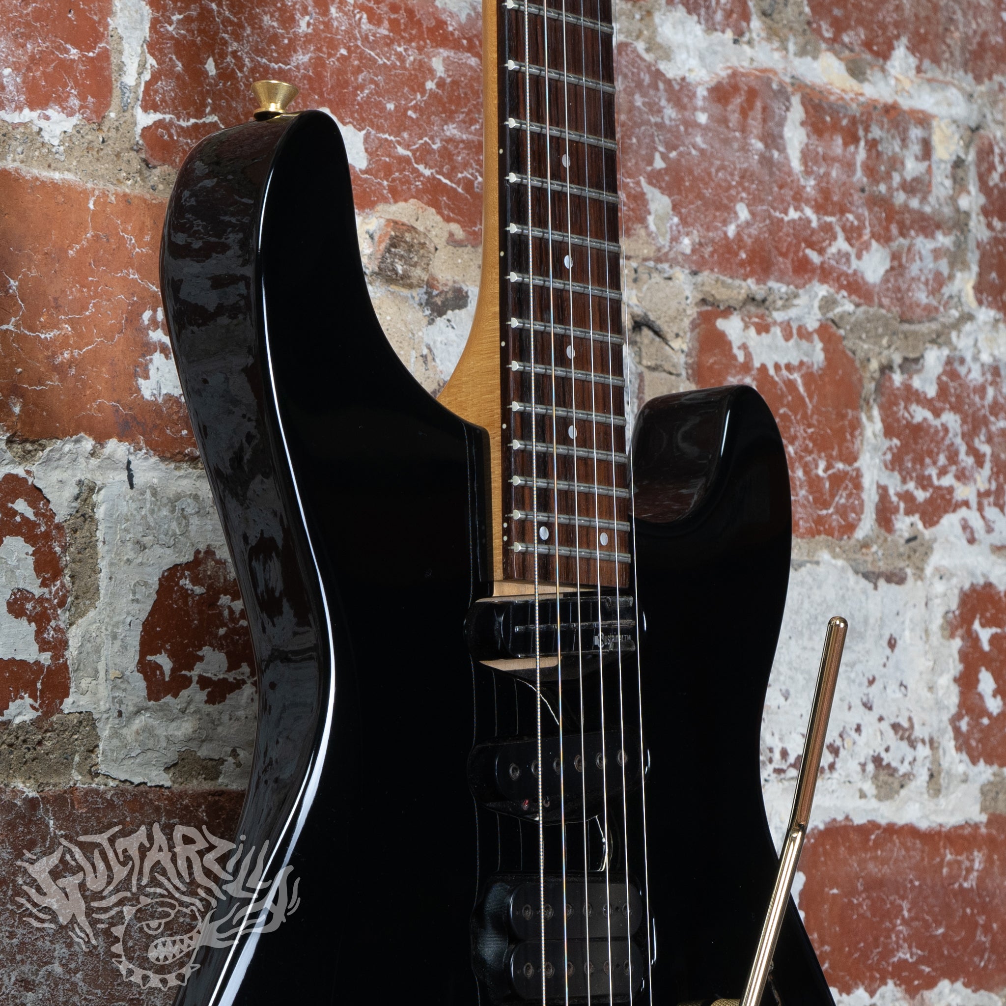 Fernandes APG-85S Sustainer HSS 1990's Black MIJ Japan – Guitarzilla