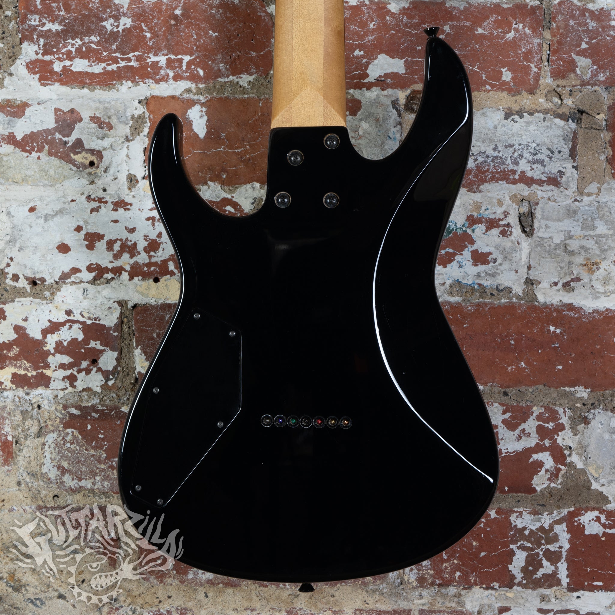 Edwards E-CY-108D7 7 String 2005 Black MIJ Japan – Guitarzilla