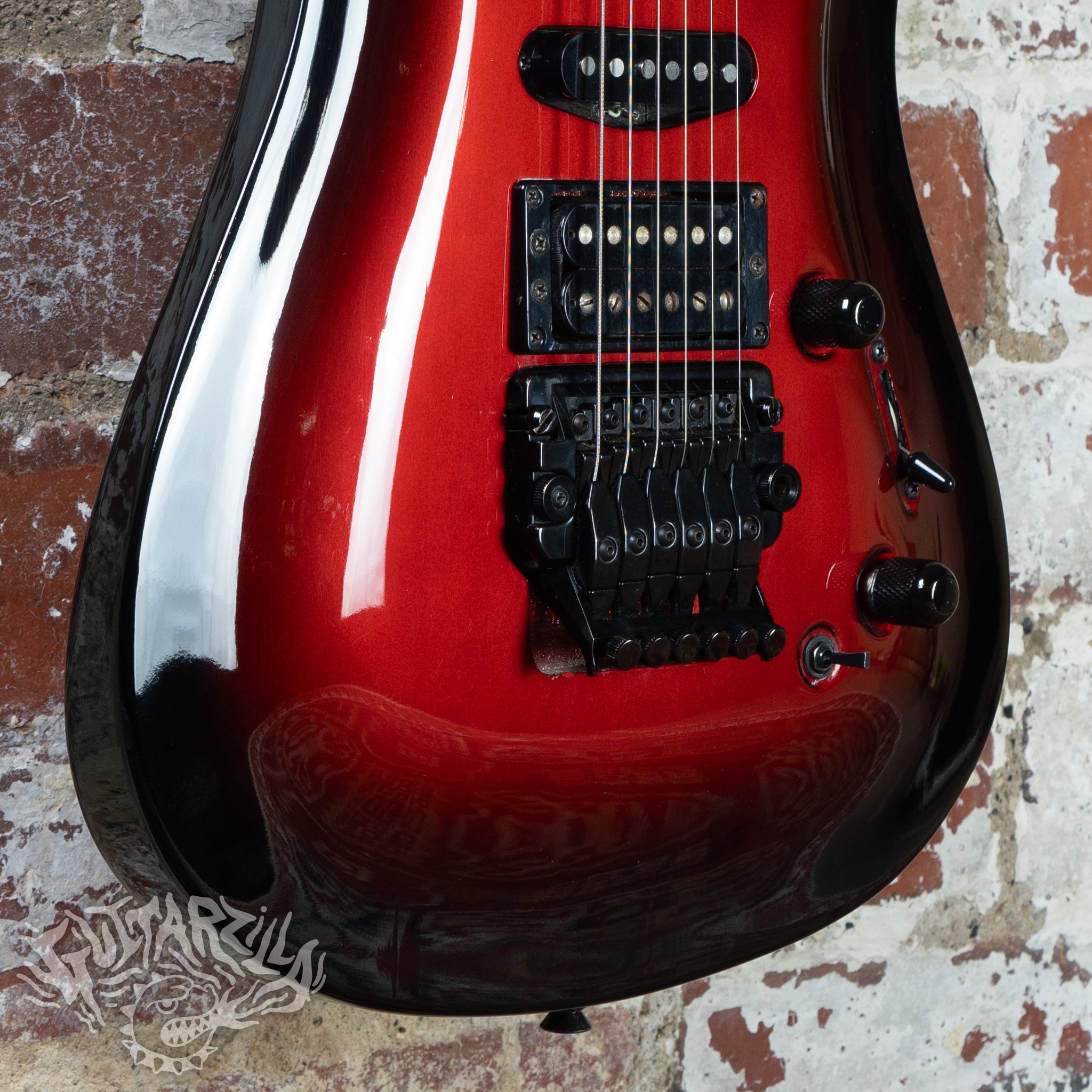 Yamaha RGZ-II Superstrat 1990 Red Black Sunburst MIJ Japan
