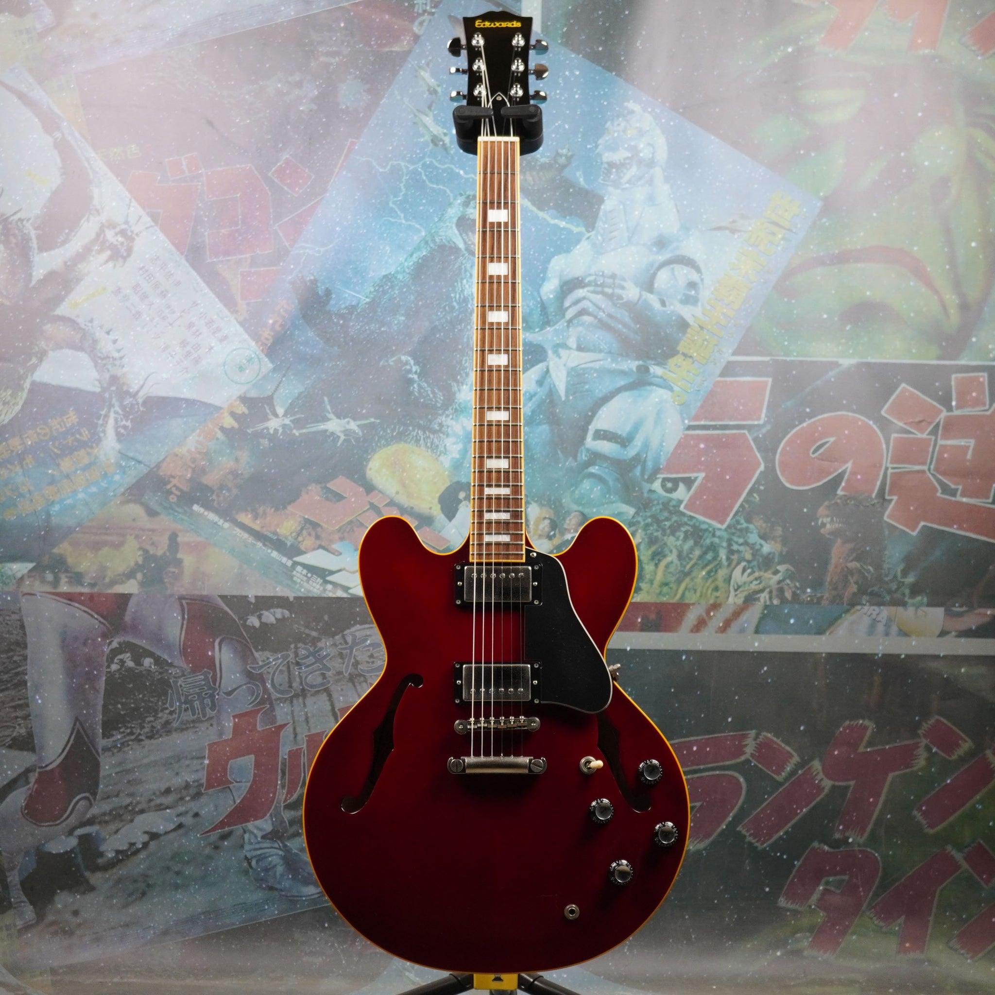ギター Edwards E-SA-STD CHERRY bigsby moded EDWARDS E-SA-STD Cherry（新品）【楽器検索デジマート】