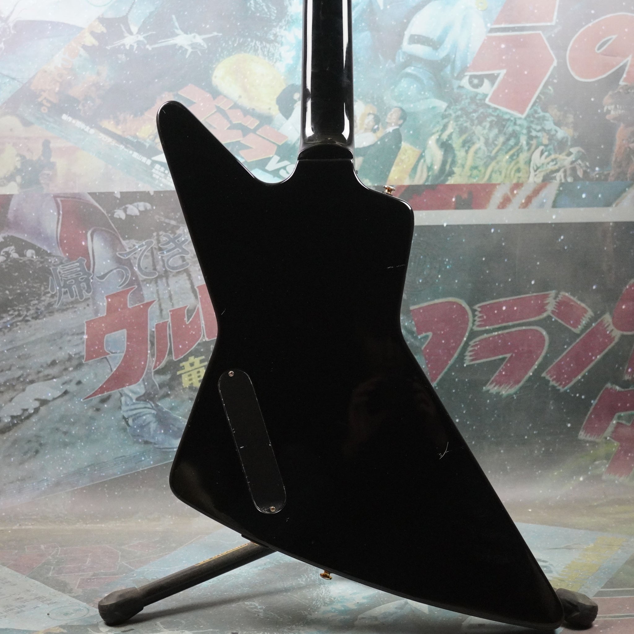 Epiphone Explorer Bass 2003 Black MIK Korea – Guitarzilla