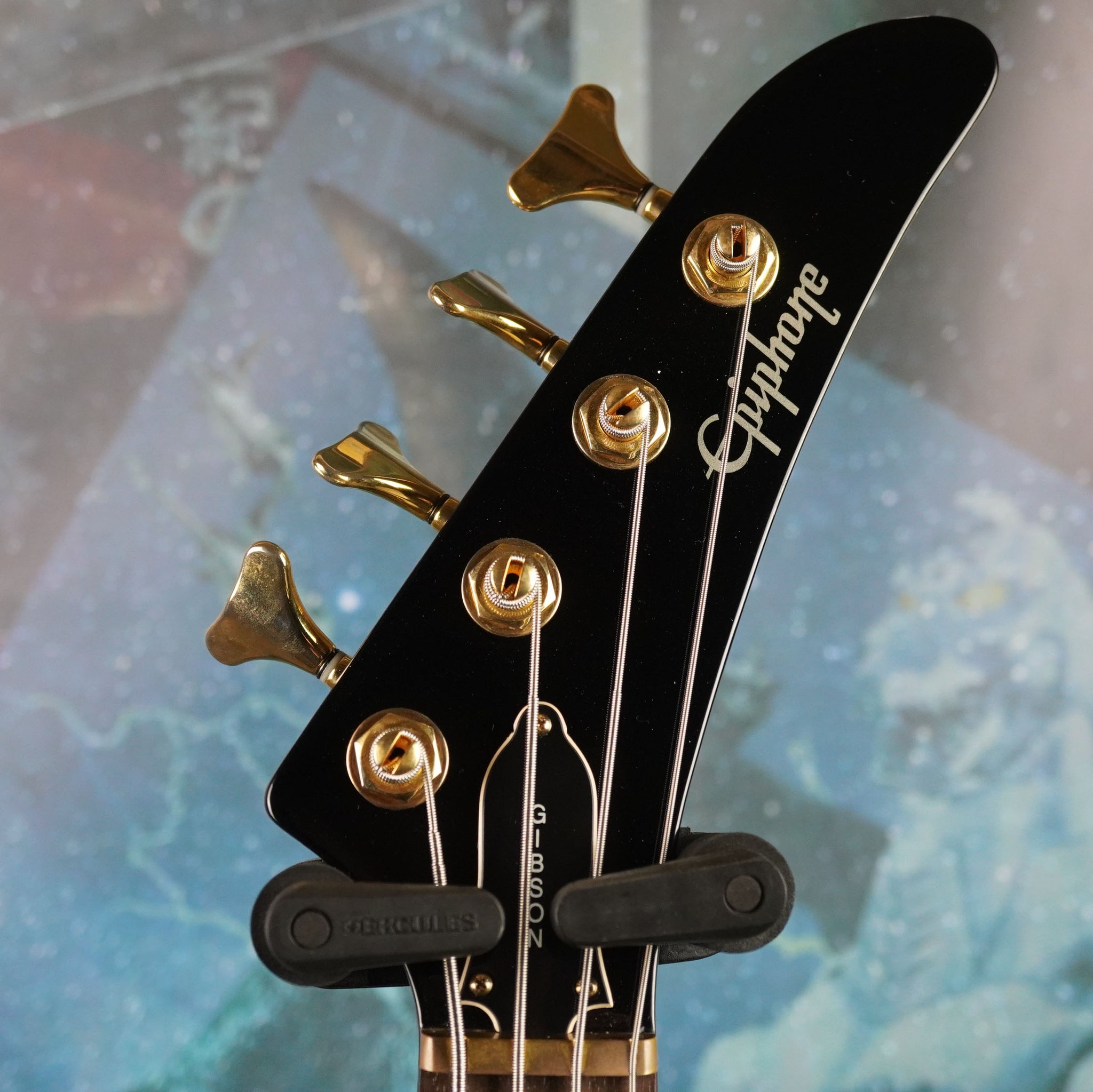 Epiphone Explorer Bass エクスプローラーベース ブラック Epiphone Explorer Bass 2003 Black MIK Korea – Guitarzilla