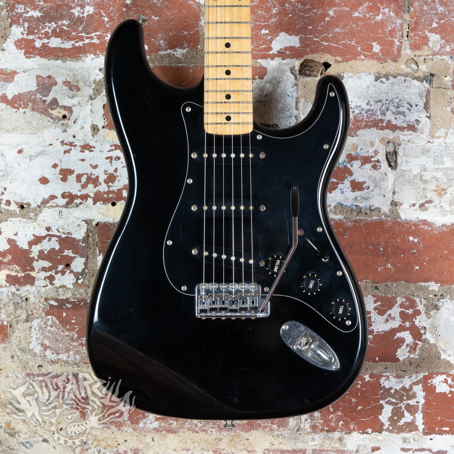 Squier Japan '72 Reissue Stratocaster CST-30 Black 1987 E Serial MIJ
