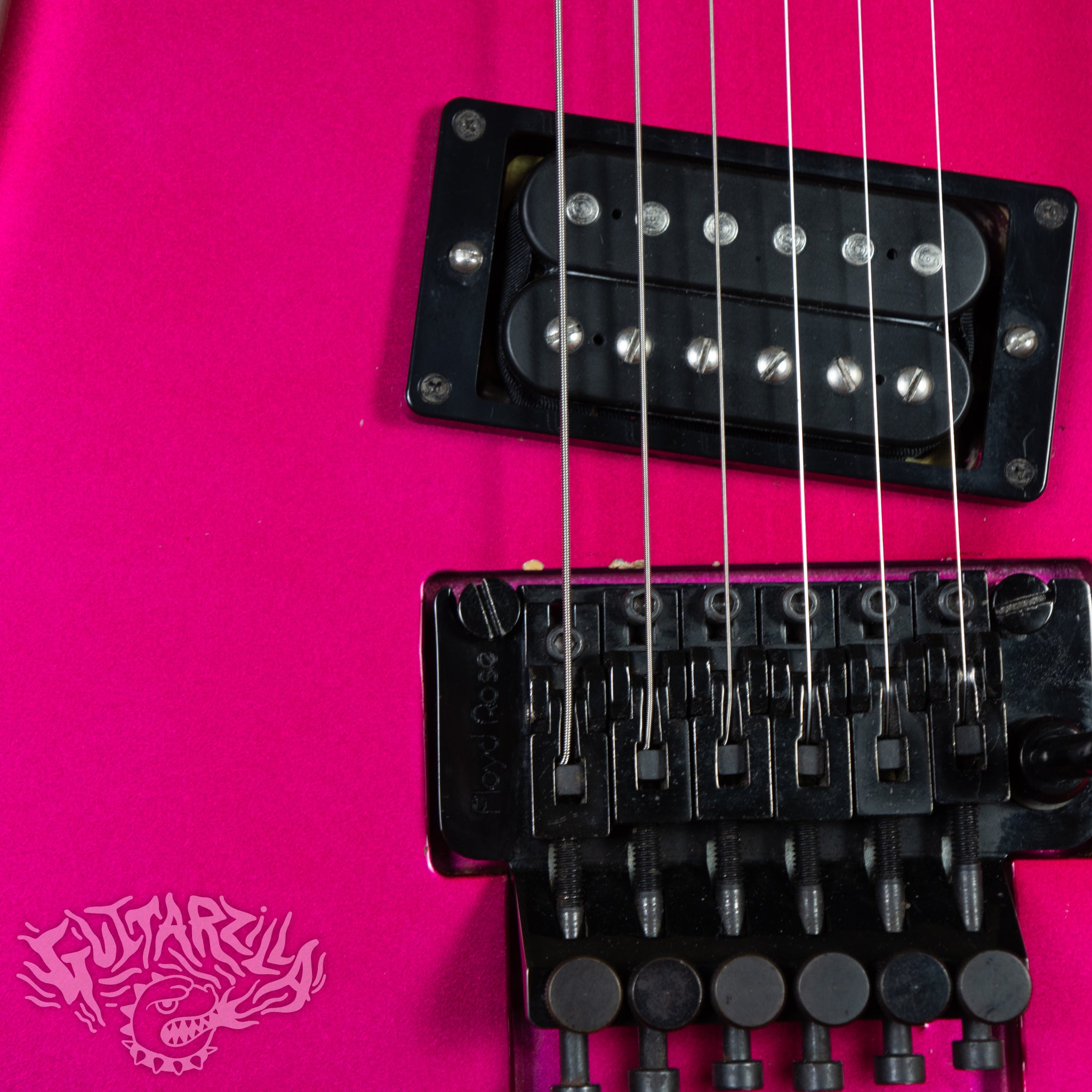 Kramer Focus F-1000 1980's Pink Sparkle MIJ Japan ESP – Guitarzilla