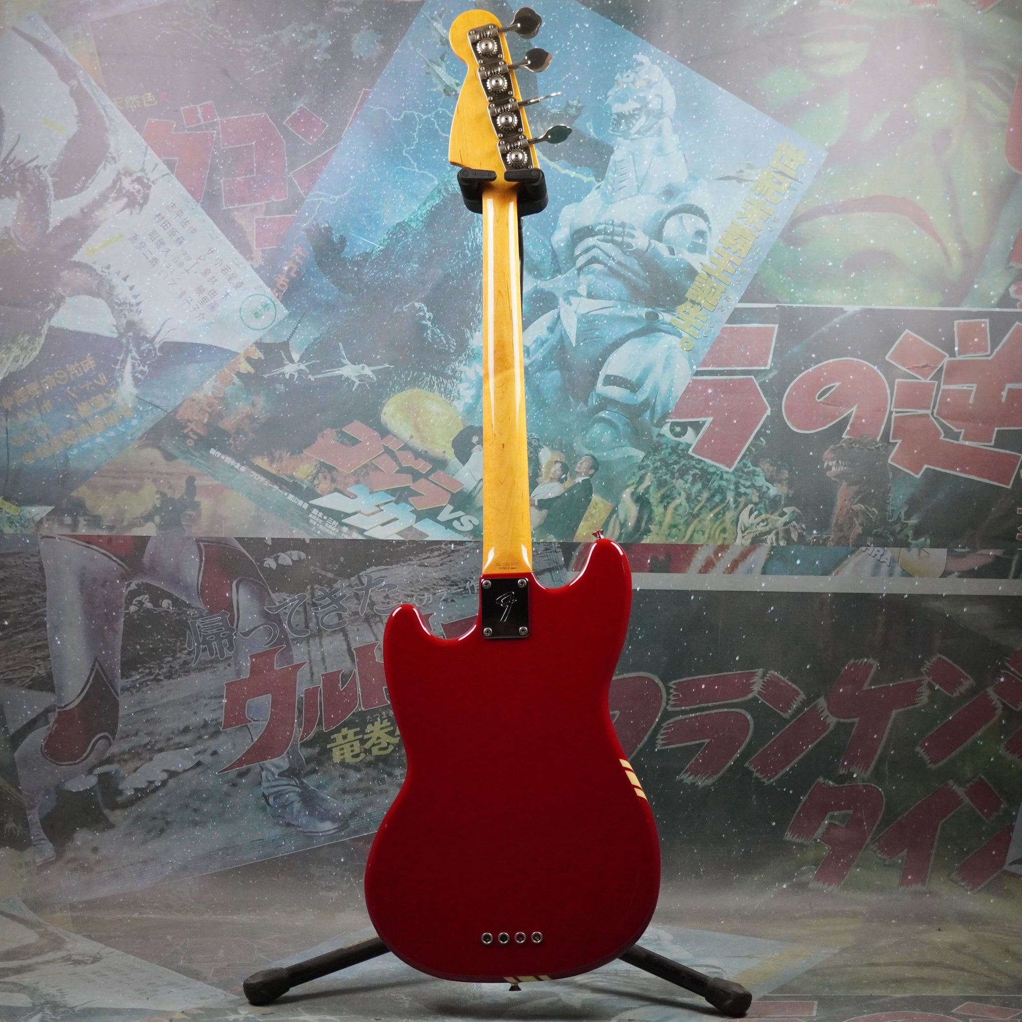 Fender Mustang Bass MB-98 Torino Red Competition Stripe 2006 CIJ