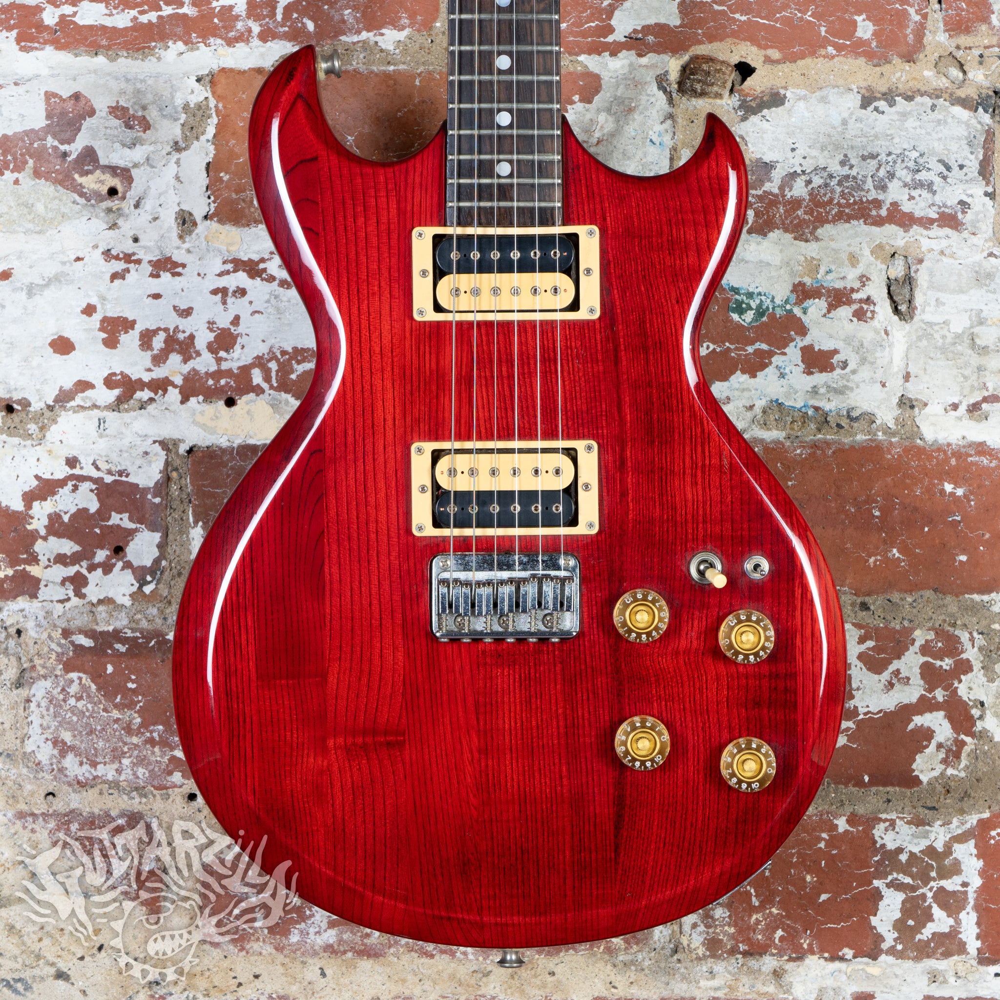 Aria Pro II Cardinal Series CS-350 1981 Transparent Red MIJ Japan
