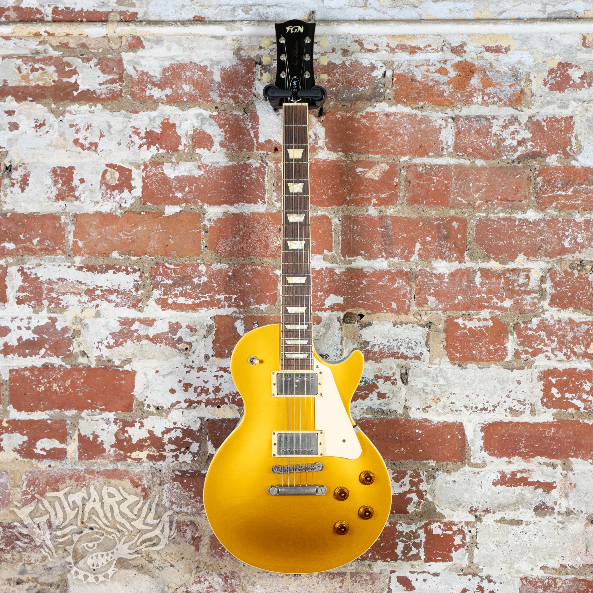 FGN Neo Classic Single Cut NCLS-10R 2010 Goldtop MIJ Japan FujiGen