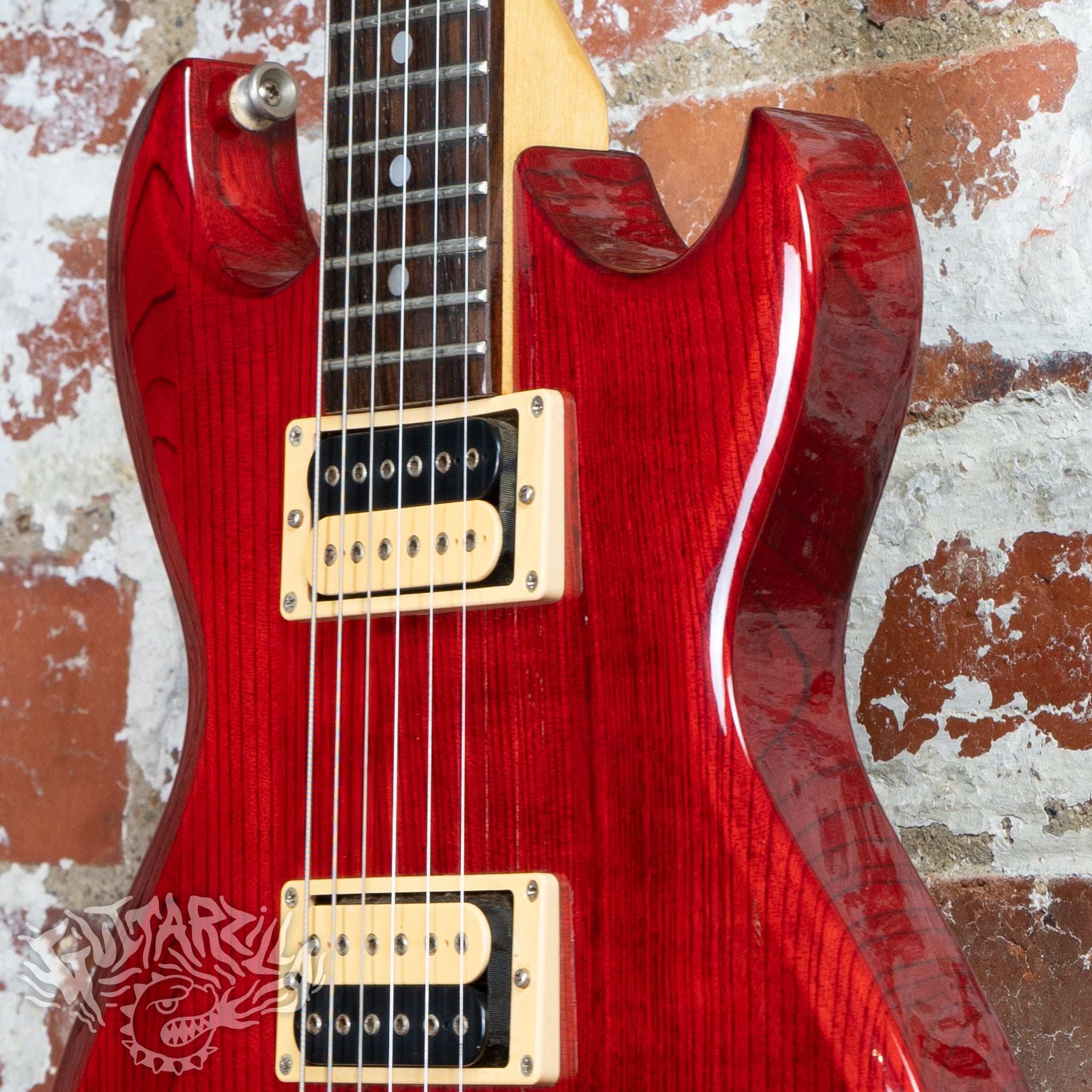 Aria Pro II Cardinal Series CS-350 1981 Transparent Red MIJ Japan