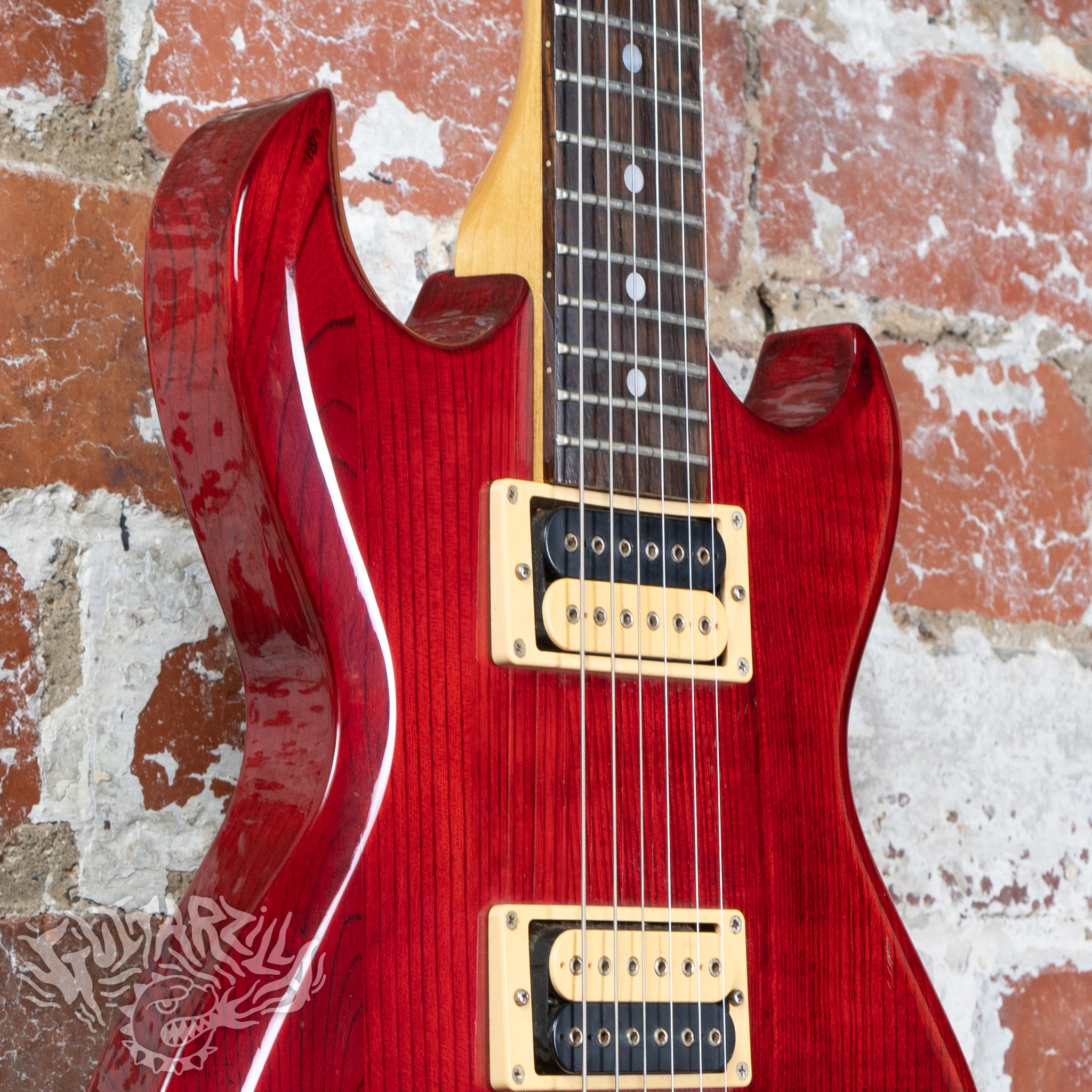 Aria Pro II Cardinal Series CS-350 1981 Transparent Red MIJ Japan