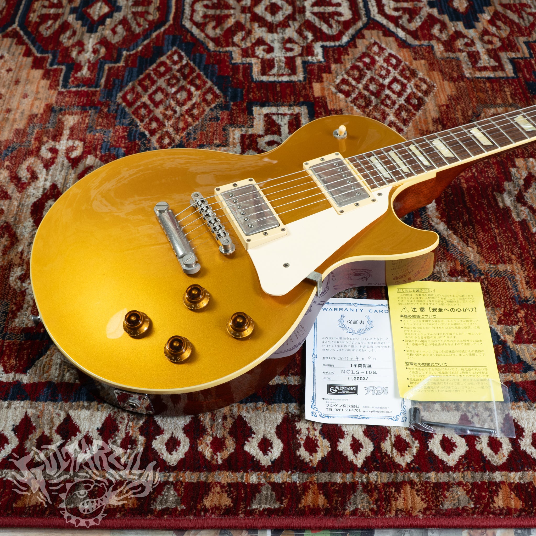 FGN Neo Classic Single Cut NCLS-10R 2010 Goldtop MIJ Japan FujiGen