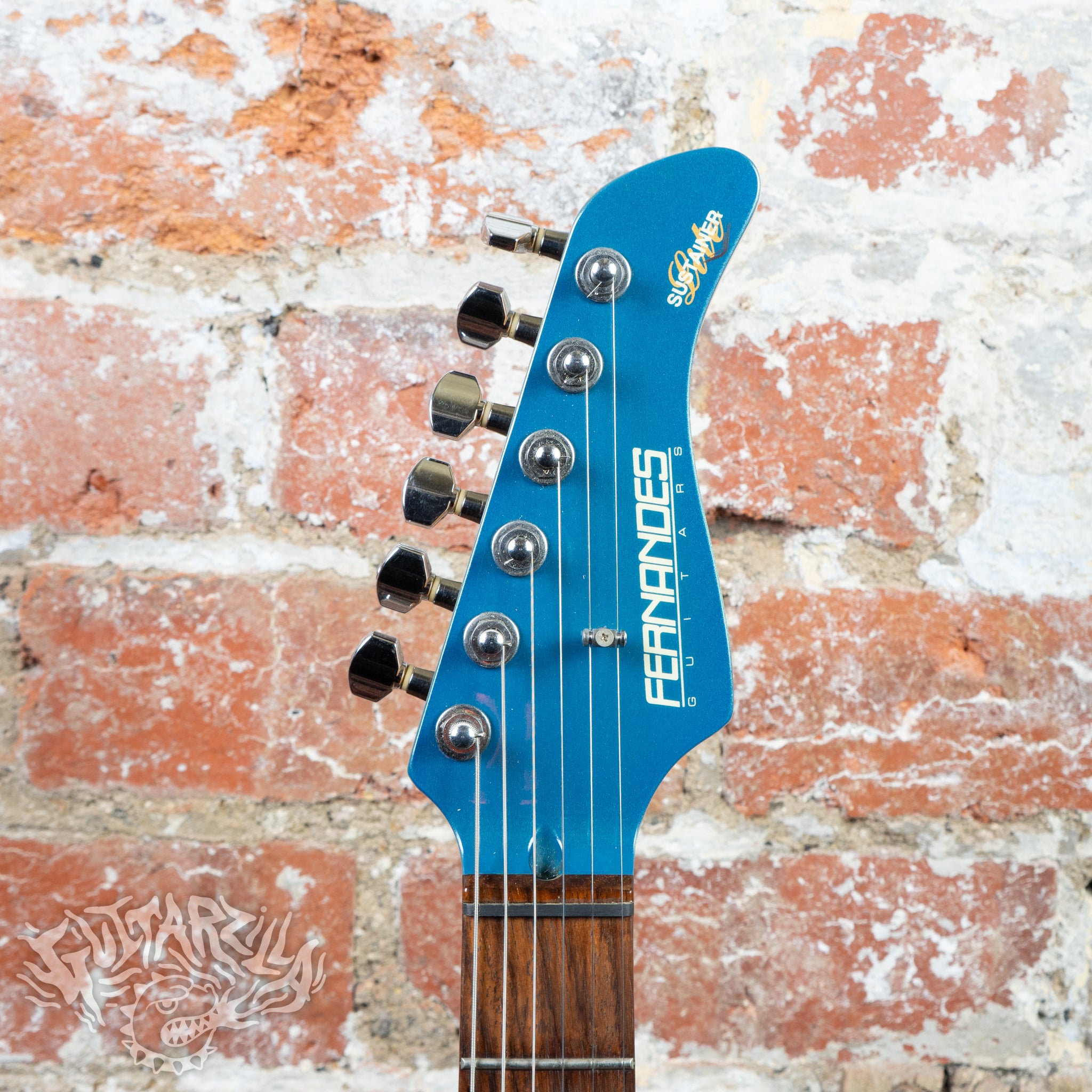 Fernandes JG65s Sustainer 1990's Blue Sparkle MIJ Japan – Guitarzilla