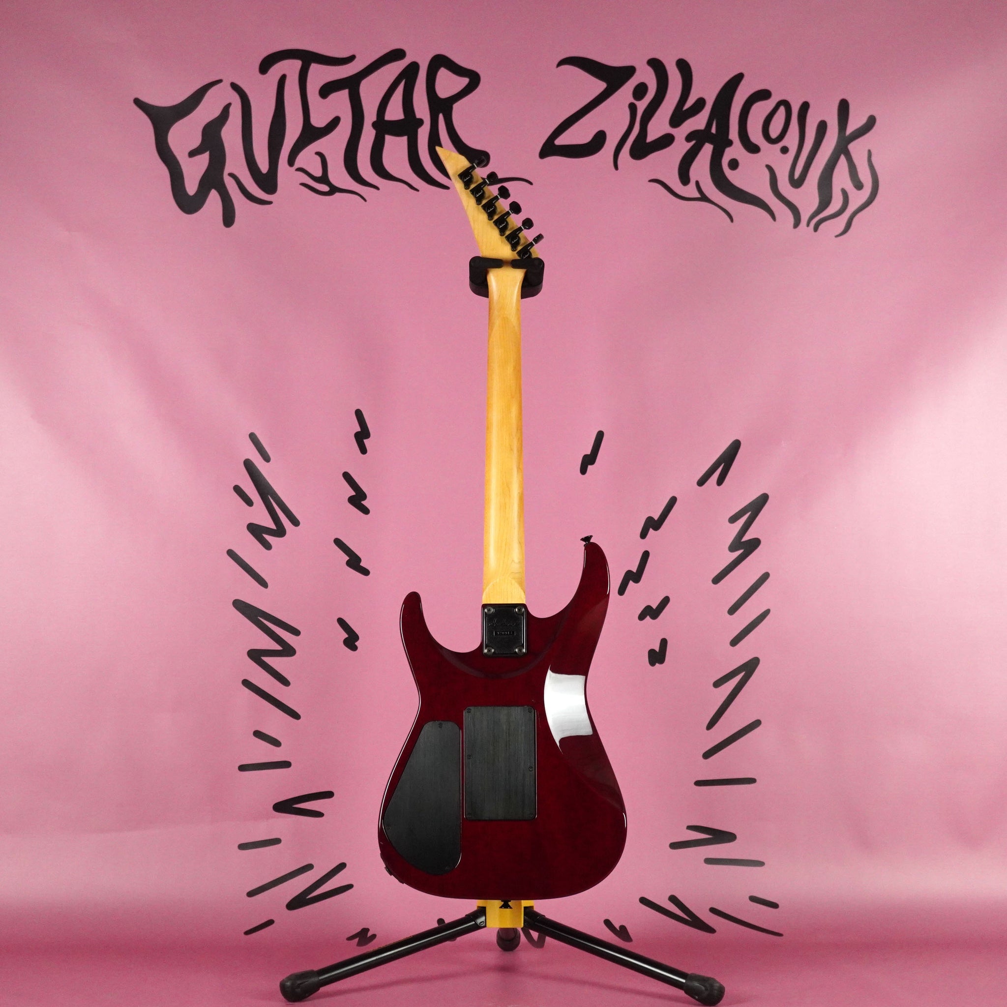 Jackson Super Dinky Standard SSH 1992 Wine Red MIJ Japan – Guitarzilla