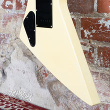 Load image into Gallery viewer, Aria Pro II ZZ Deluxe-V 1983 White With Thunderbolt MIJ Matsumoku Japan
