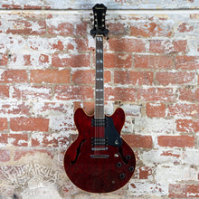 Load image into Gallery viewer, Epiphone Japan Riviera ST 1981 Transparent Red MIJ Matsumoku JV
