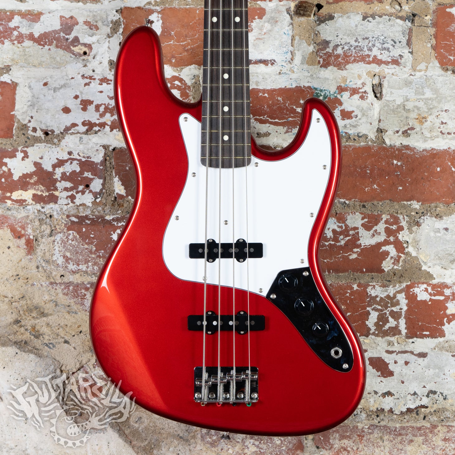 ベース Fujigen j classic jazz bass type red FGN J Classic Jazz Bass 2017 Candy Apple Red MIJ FujiGen Japan
