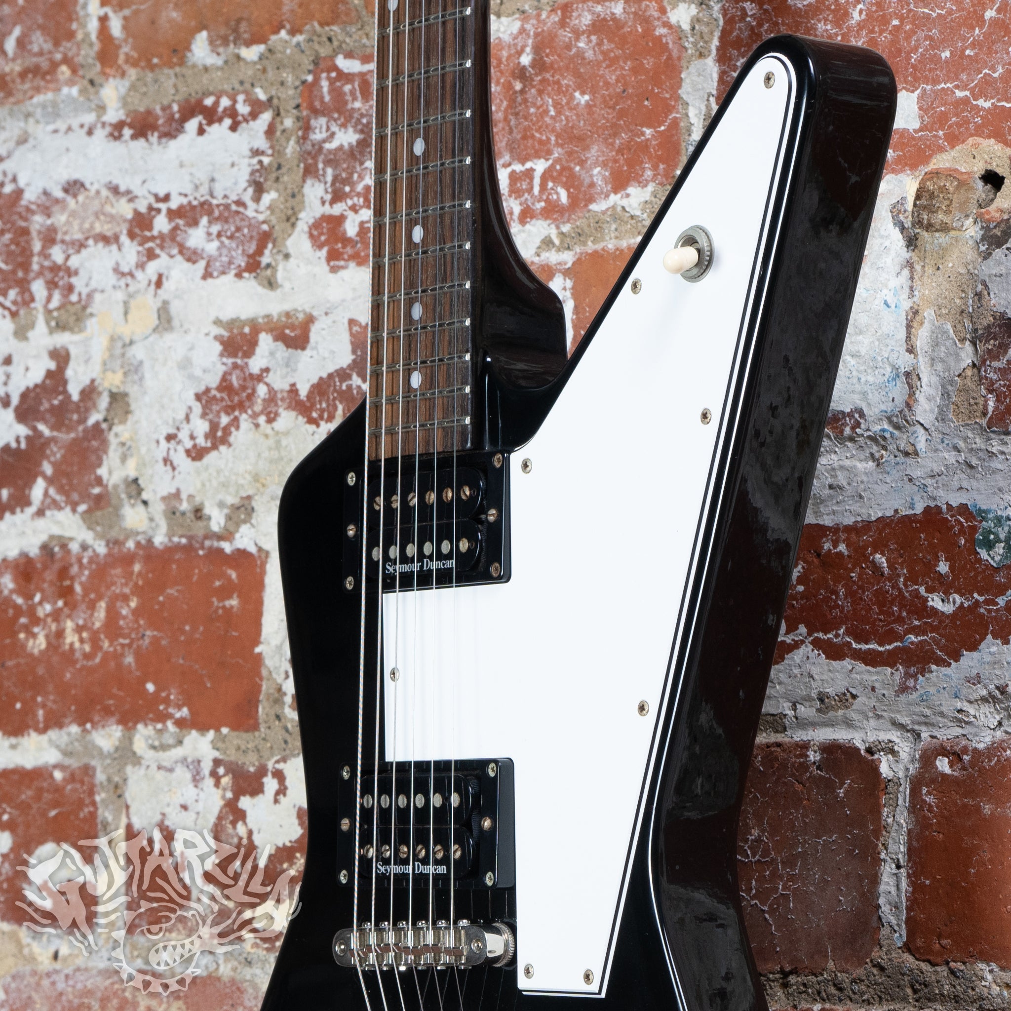 Edwards E-EX-120D Explorer 2012 Black MIJ Japan – Guitarzilla