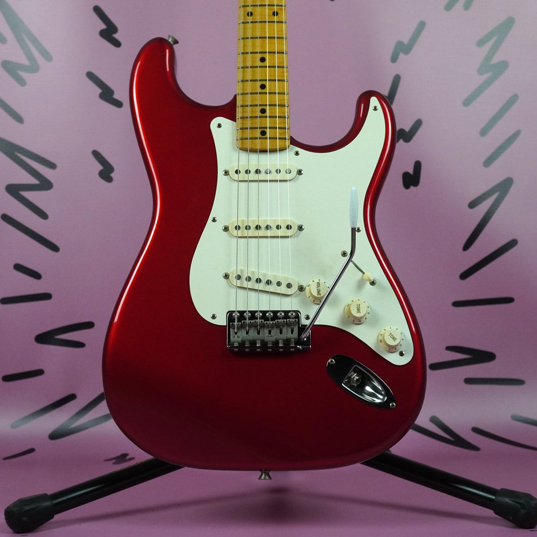 Fender Stratocaster '57 Reissue 40th Anniversary ST-57AS Foto Flame Candy Apple Red 1994 MIJ Japan