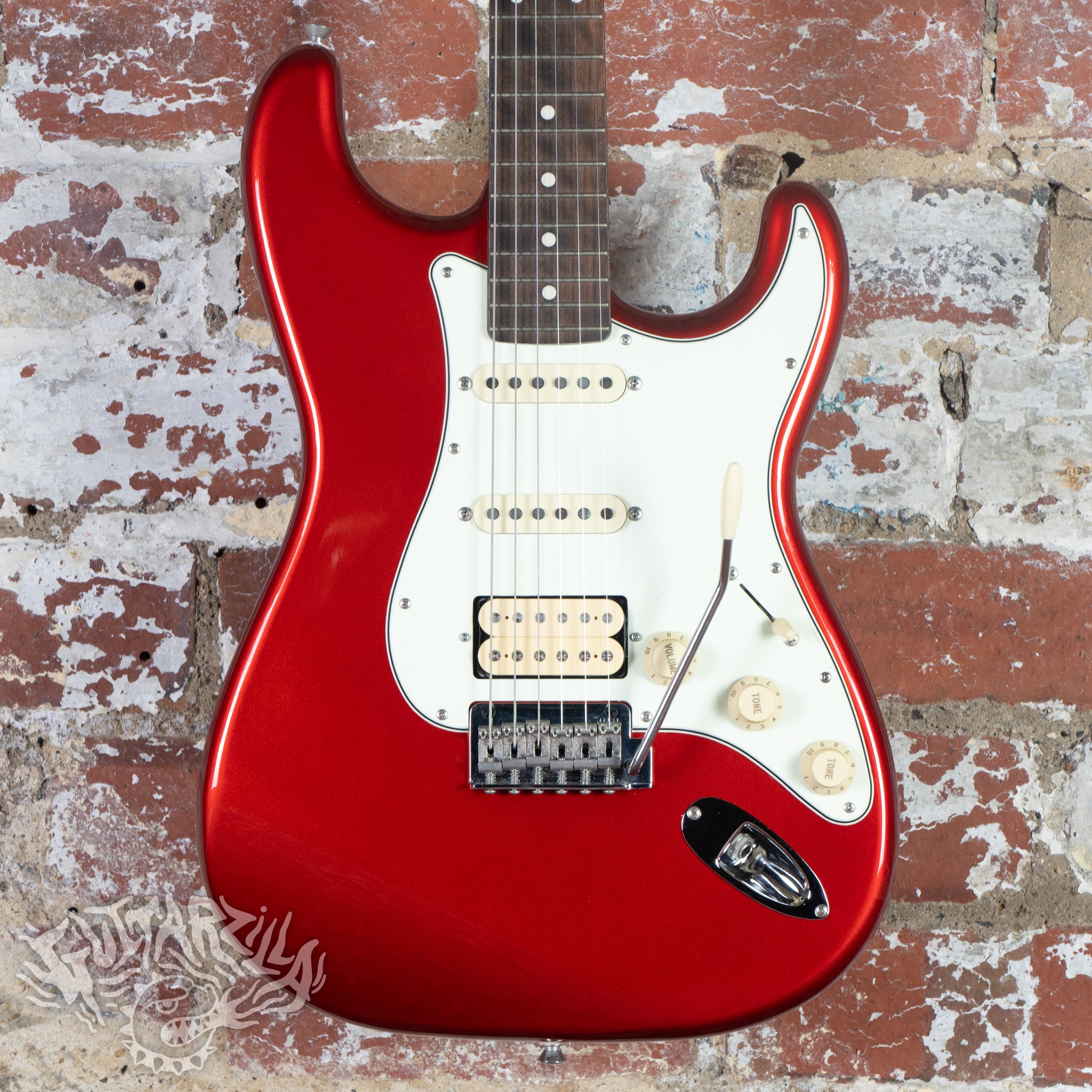 FGN Neo Classic ST NST-101 2014 Candy Apple Red MIJ Fujigen HSS