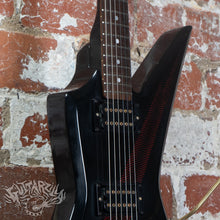 Load image into Gallery viewer, Aria Pro II ZZ Deluxe-V 1983 Black With Thunderbolt MIJ Matsumoku Japan
