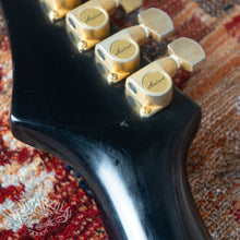 Load image into Gallery viewer, Aria Pro II ZZ Deluxe-V 1983 Black With Thunderbolt MIJ Matsumoku Japan
