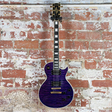Load image into Gallery viewer, Edwards E-LP CD/QM 2011 Purple/White Custom MIJ ESP Japan
