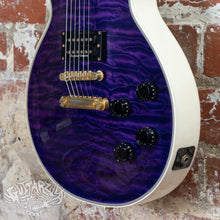 Load image into Gallery viewer, Edwards E-LP CD/QM 2011 Purple/White Custom MIJ ESP Japan
