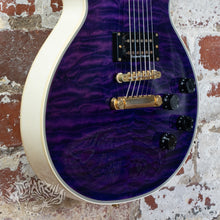 Load image into Gallery viewer, Edwards E-LP CD/QM 2011 Purple/White Custom MIJ ESP Japan

