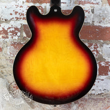 Load image into Gallery viewer, Epiphone Rivoli II Sunburst Semi Hollow Short Scale Bass 2000 Sunburst Peerless
