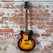 Load image into Gallery viewer, Epiphone Rivoli II Sunburst Semi Hollow Short Scale Bass 2000 Sunburst Peerless
