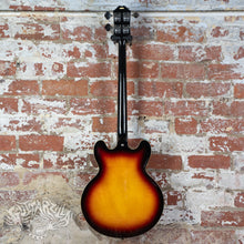 Load image into Gallery viewer, Epiphone Rivoli II Sunburst Semi Hollow Short Scale Bass 2000 Sunburst Peerless
