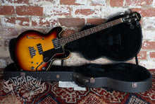 Load image into Gallery viewer, Epiphone Rivoli II Sunburst Semi Hollow Short Scale Bass 2000 Sunburst Peerless

