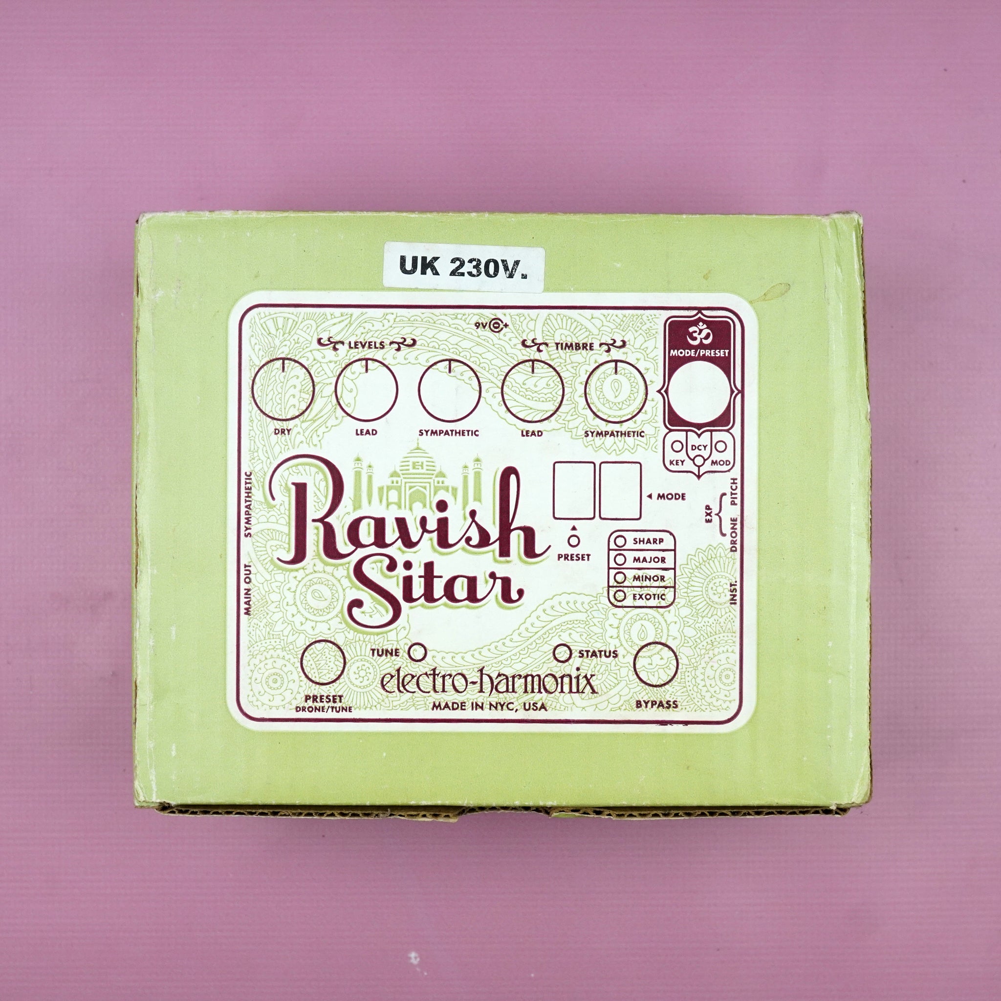 Electro Harmonix Ravish Sitar Guitar Pedal – Guitarzilla