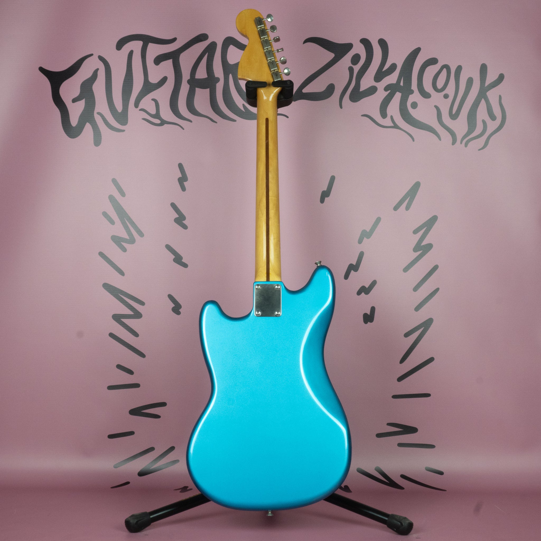 Fernandes FMT-50 Mustang Stone Logo 1979 Lake Placid Blue MIJ