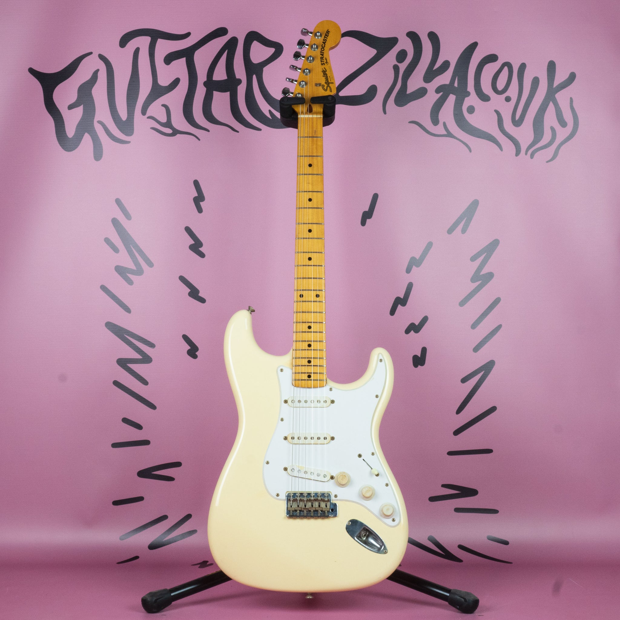 Squier Stratocaster SST-30 1985 Olympic White E Serial MIJ Japan