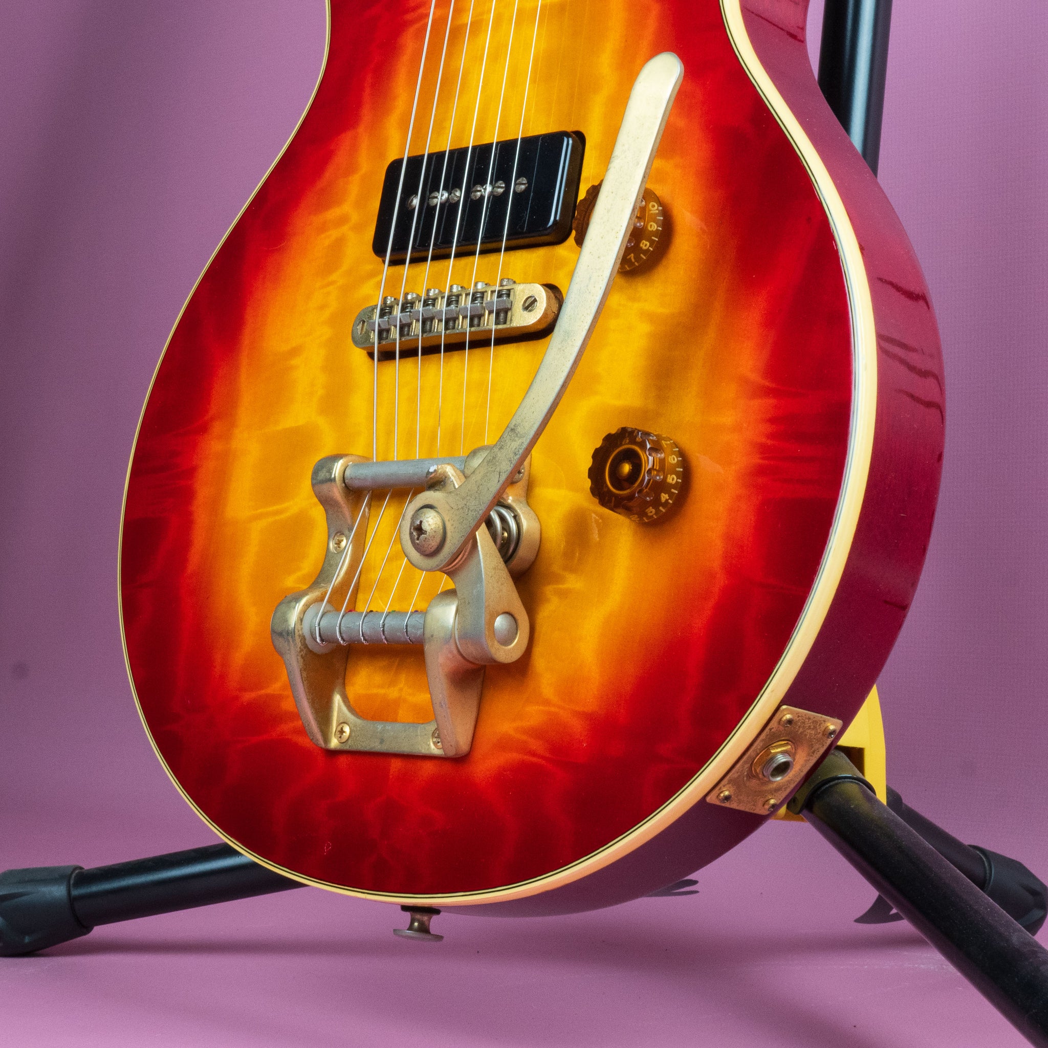 Aria Pro II PE-JR750 1991 Cherry Sunburst MIJ Japan – Guitarzilla