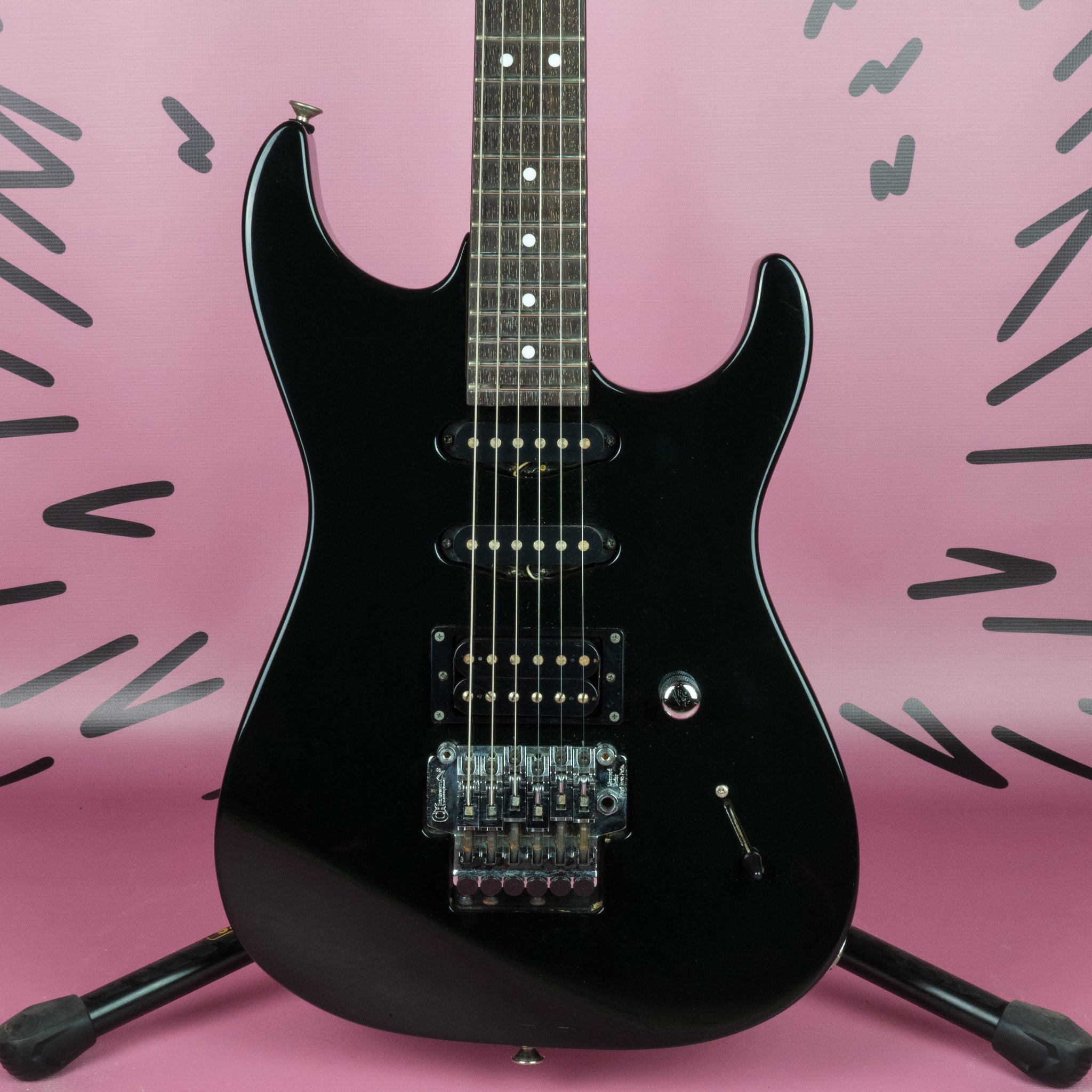Charvel Dinky DK-055-SSH 1990's Black MIJ Japan – Guitarzilla