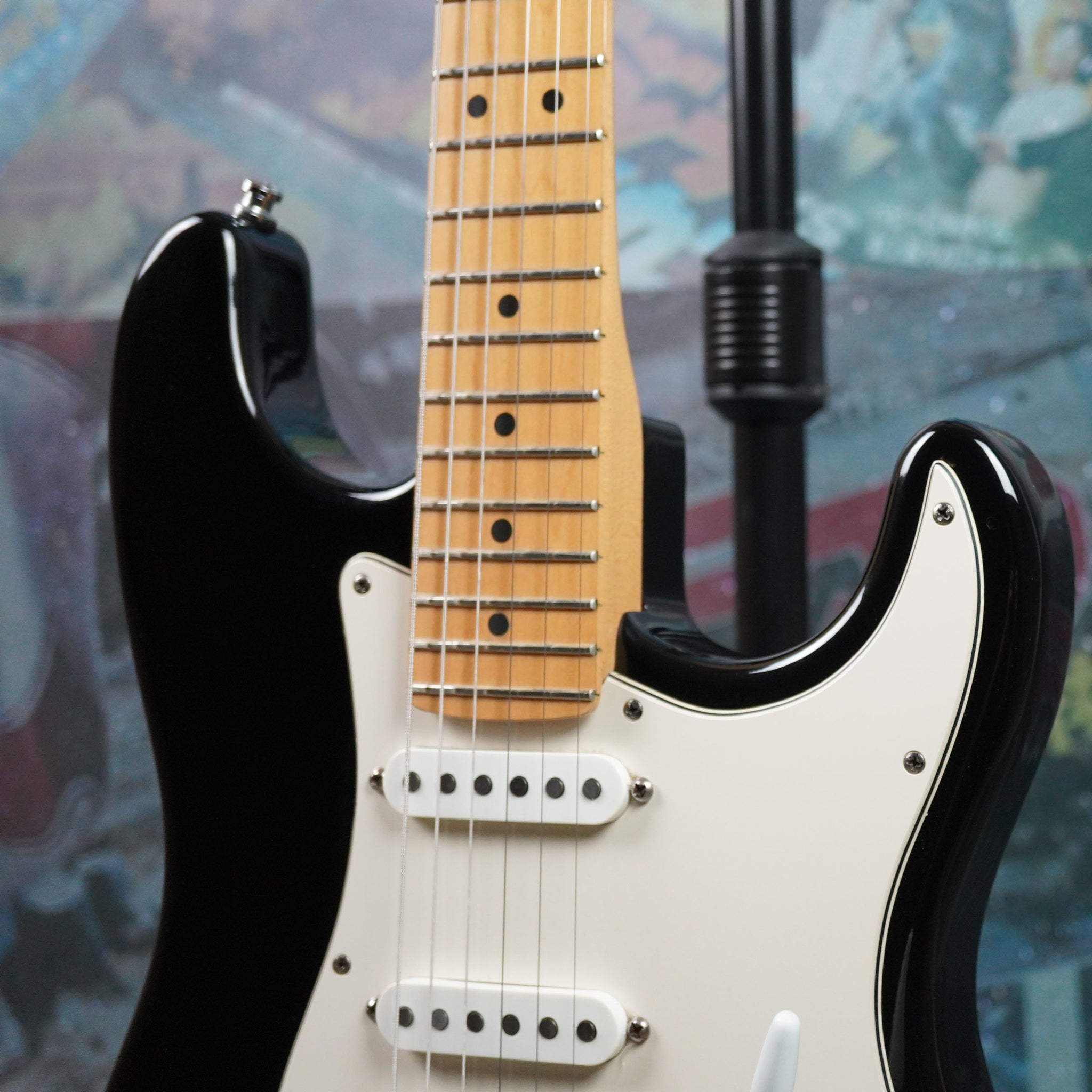 Fender American Standard Stratocaster 1990 Black USA – Guitarzilla