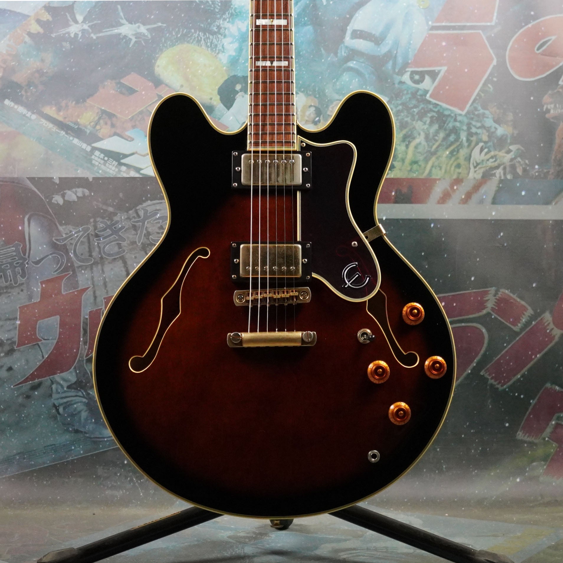Epiphone Sheraton II 1996 Violin Burst Samick Korea – Guitarzilla