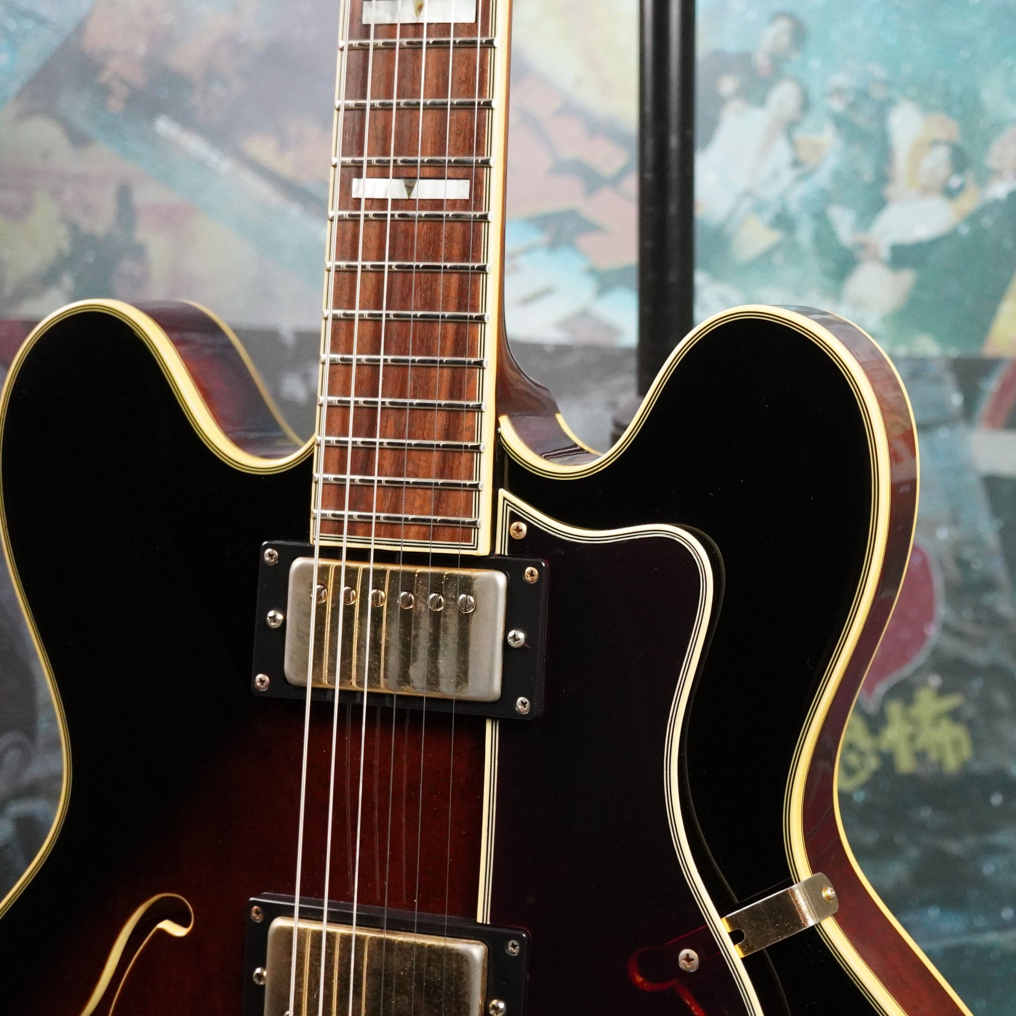 Epiphone Sheraton II 1996 Violin Burst Samick Korea – Guitarzilla