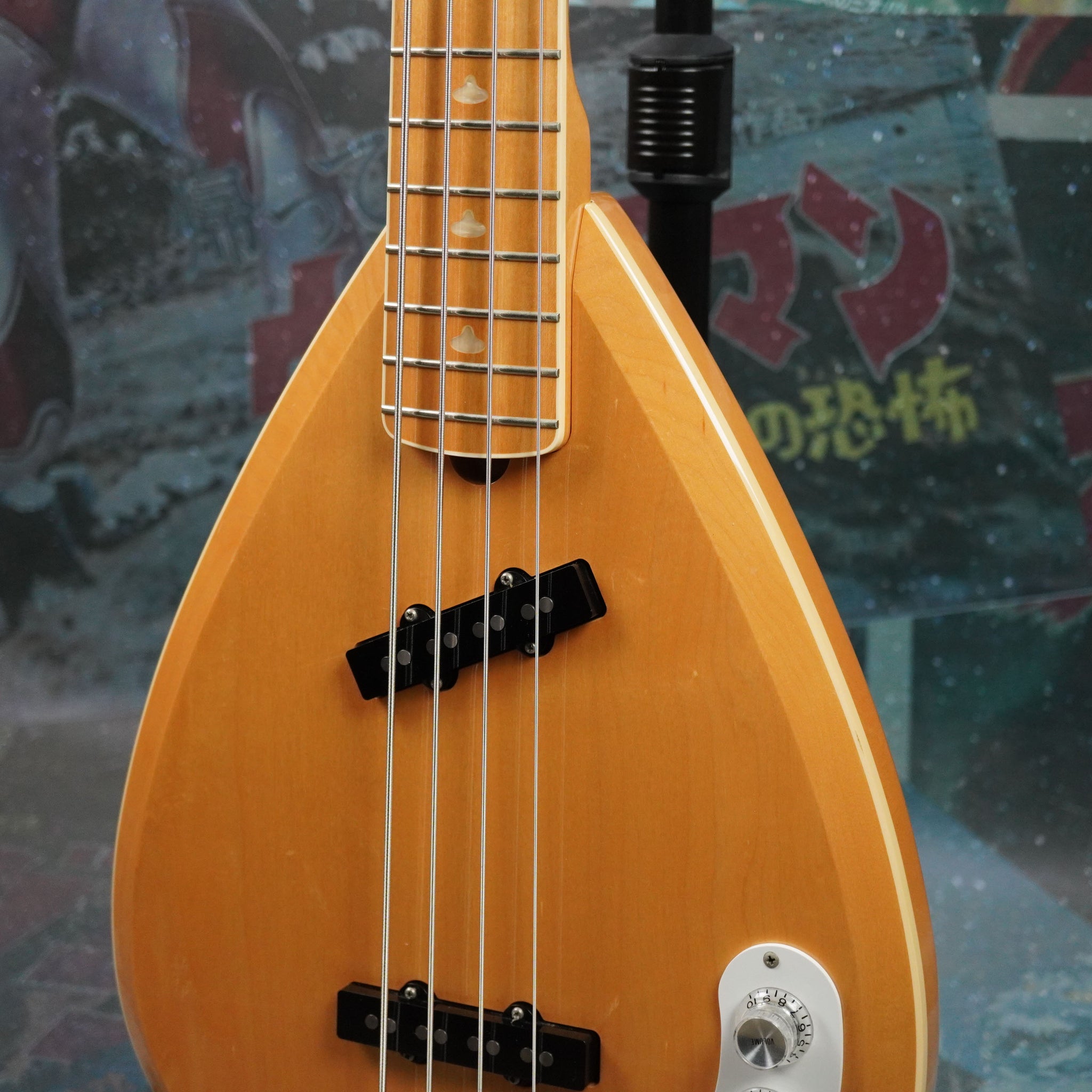 Fernandes YB-75 Teardrop 'Biwa Bass' 2000's Natural MIJ Japan