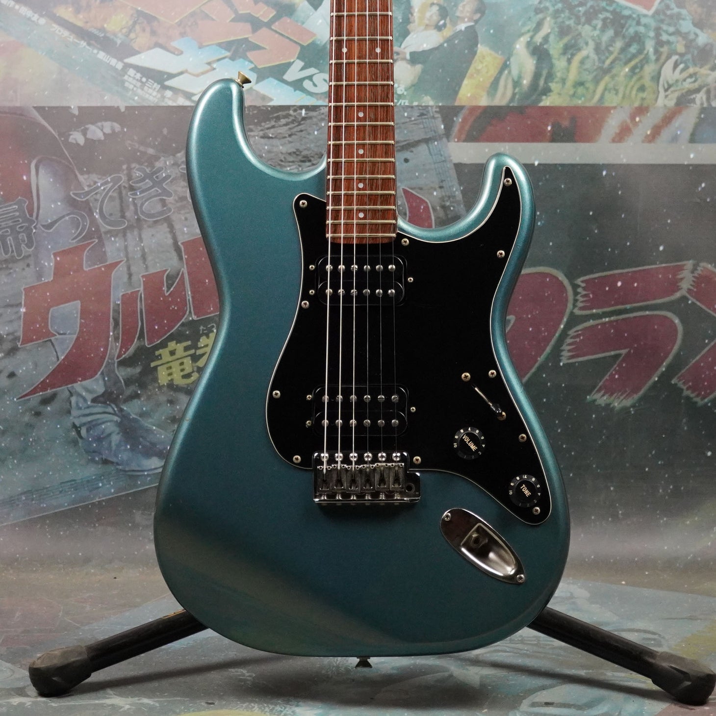 Squier Contemporary Stratocaster HH ST552 1984 Blue Grey Metallic MIJ FujiGen SQ