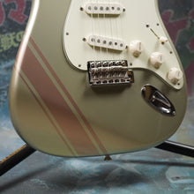 Load image into Gallery viewer, Fender Stratocaster Traditional 50&#39;s FSR 2018 Inca Silver Shoreline Gold Competition Stripe MIJ Japan
