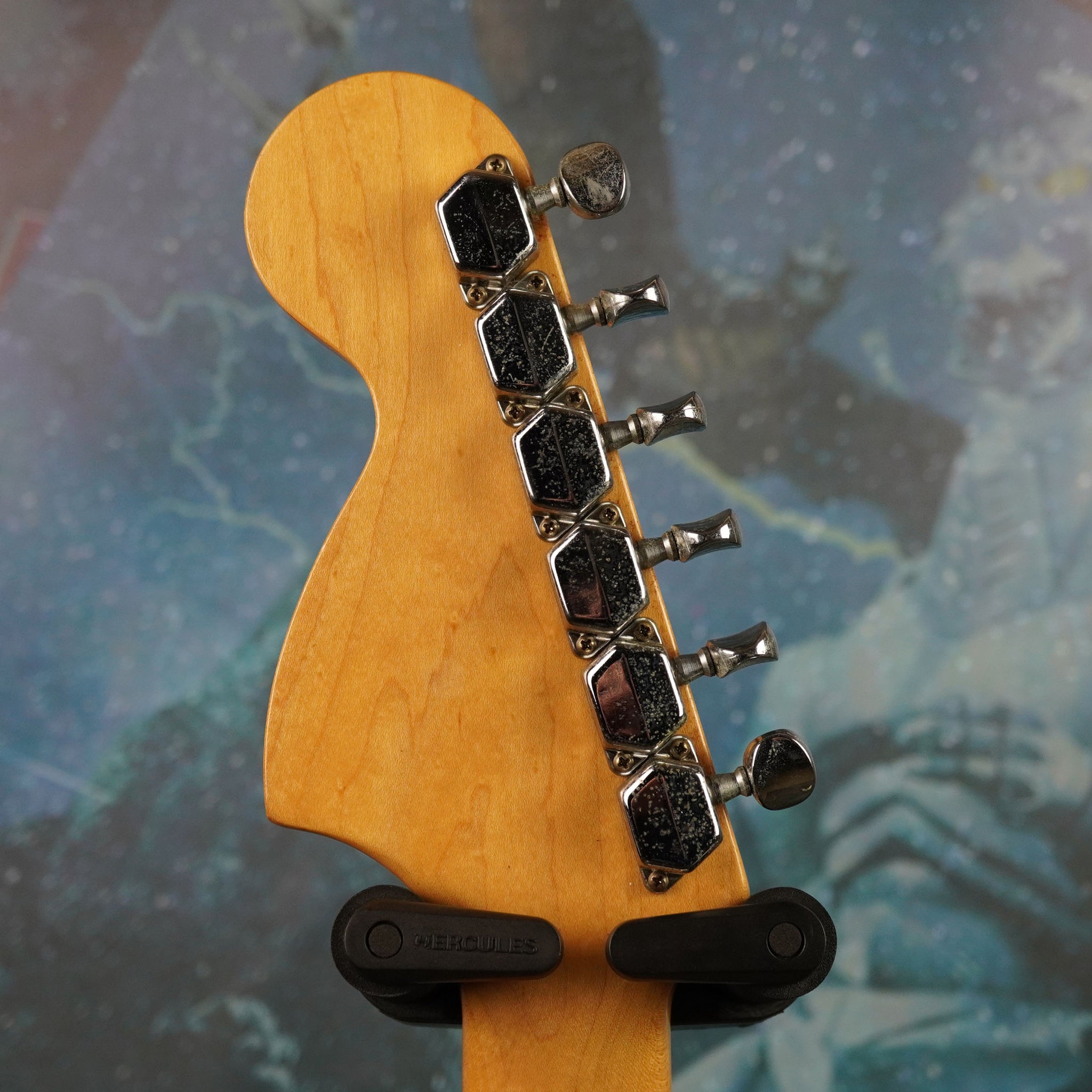 Squier Japan '72 Reissue Stratocaster CST SQ Serial 1983 Black MIJ