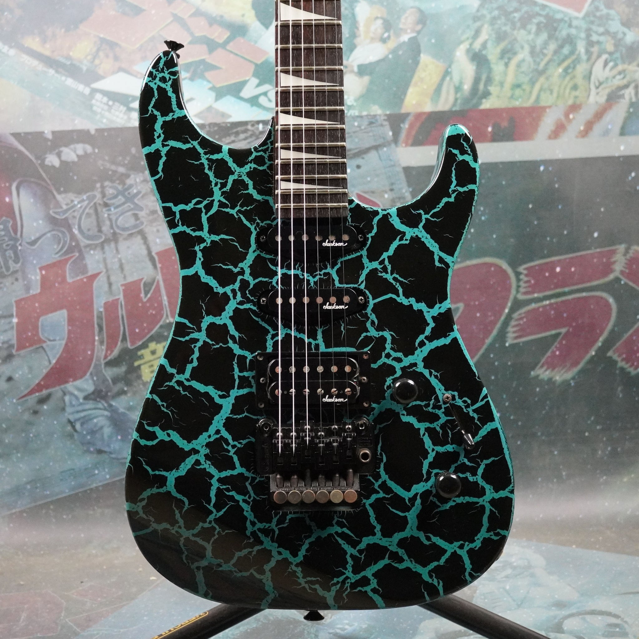 Charvel Dinky Custom DK-090 90's Blue Crackle MIJ Japan