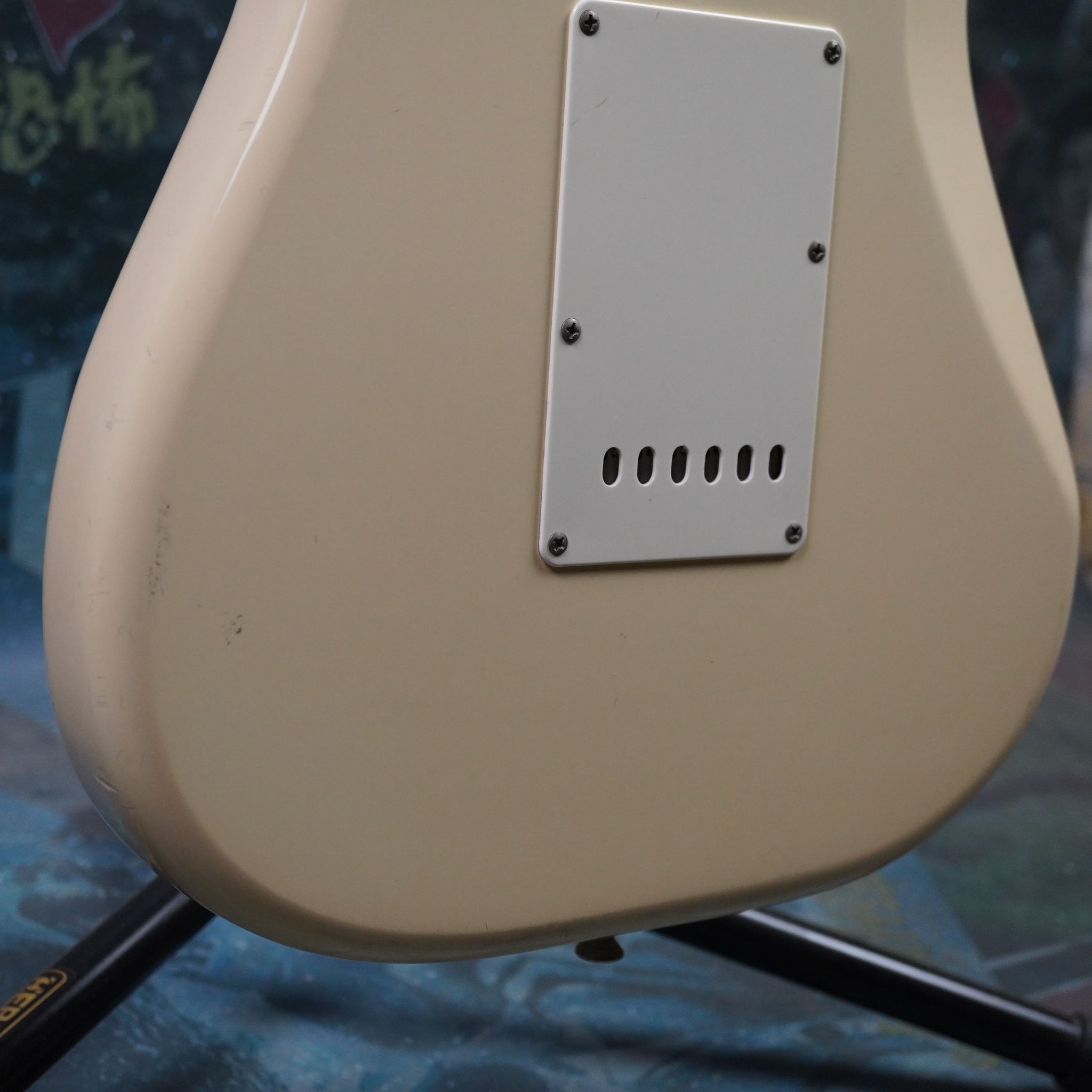 Squier Stratocaster E Serial 1987 White MIJ Japan FujiGen