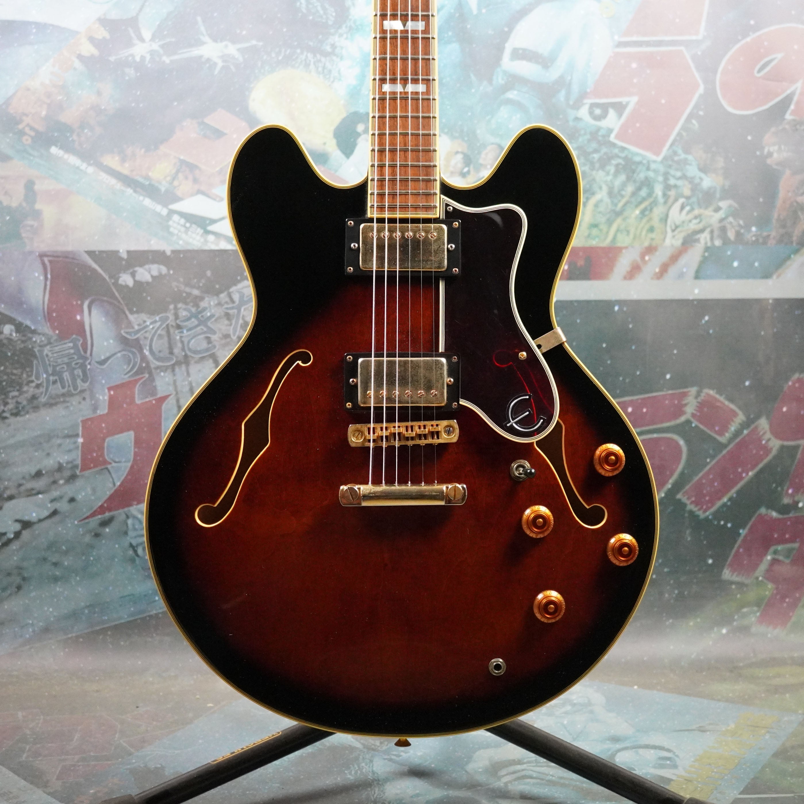 Epiphone Sheraton II 1996 Violin Burst Samick Korea – Guitarzilla