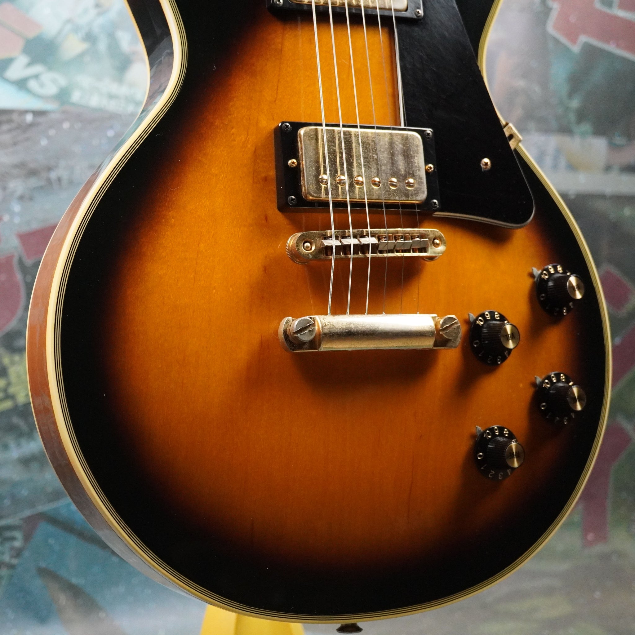 Aria Pro II LC-500 LP Custom 1970's Tobacco Sunburst Japan